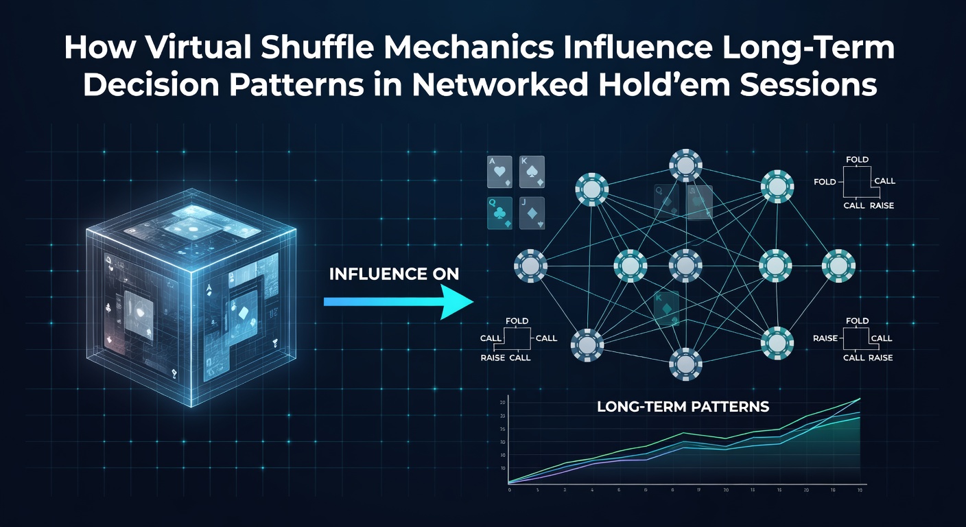 Diagram illustrating virtual shuffle algorithms and their impact on card distribution in online Hold'em games