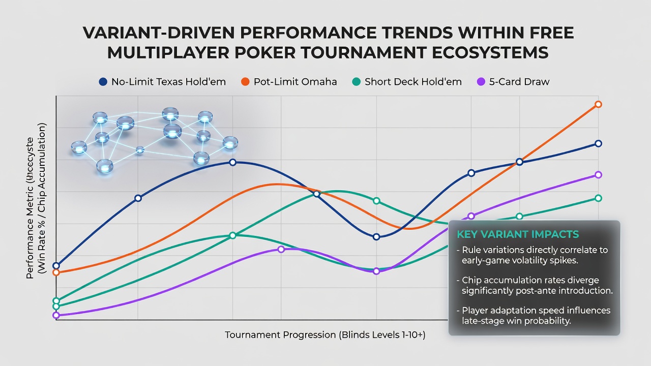 Detailed analytics dashboard displaying variant-specific performance graphs and player progression trends